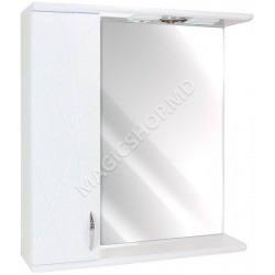 Шкаф с зеркалом Aquatoria 700 (white) spider 70cm